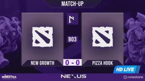 Poster siaran New Growth VS Pizza Hook