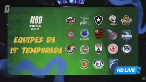 Poster siaran CAIXA Brasília Basquete VS Corinthians